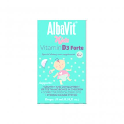 Vỏ hộp Vitamin D3 dạng nhỏ giọt cho bé Albavit Kids