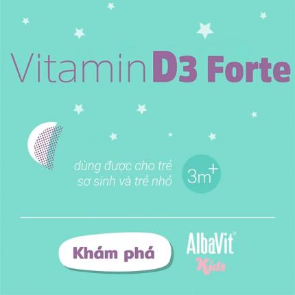 Vitamin D3 dạng nhỏ giọt cho bé Albavit Kids