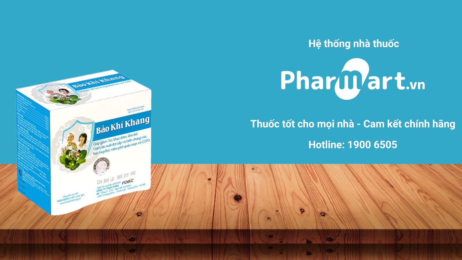 Bảo khí khang được phân phối chính hãng tại Pharmart.vn