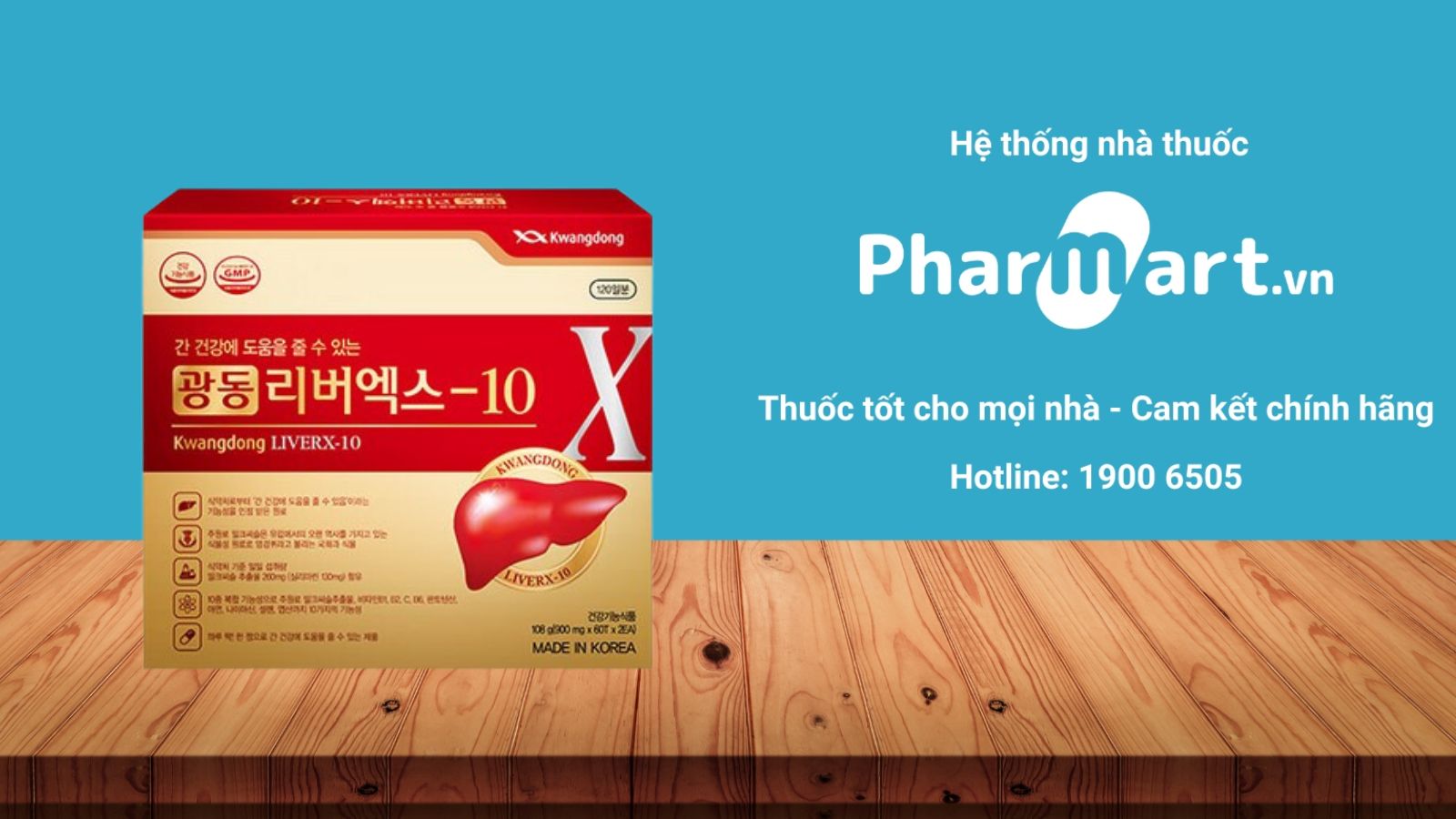 Mua Bổ gan Kwangdong chính hãng tại Pharmart.vn