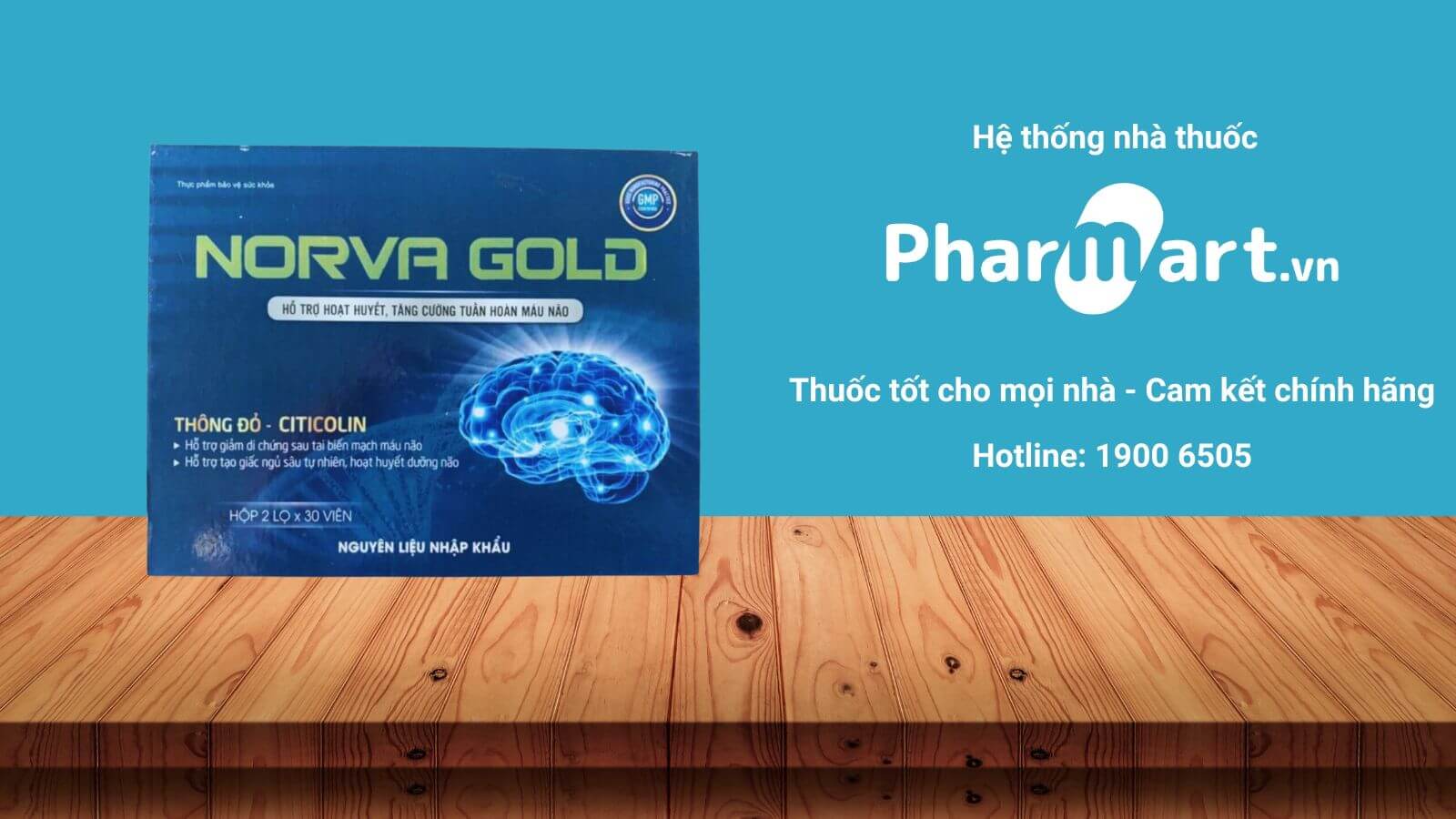 Mua Bổ não Norva Gold chính hãng tại Pharmart.vn