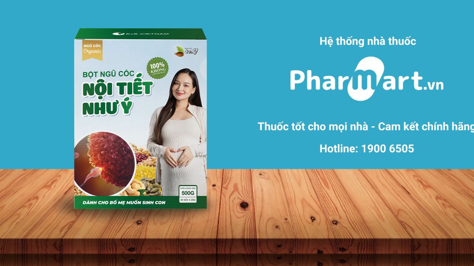 Mua Bột ngũ cốc nội tiết Như Ý chính hãng tại Pharmart.vn