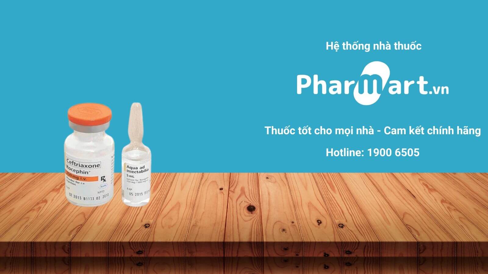 Mua ngay Rocephin 250  tại nhà thuốc Pharmart.vn