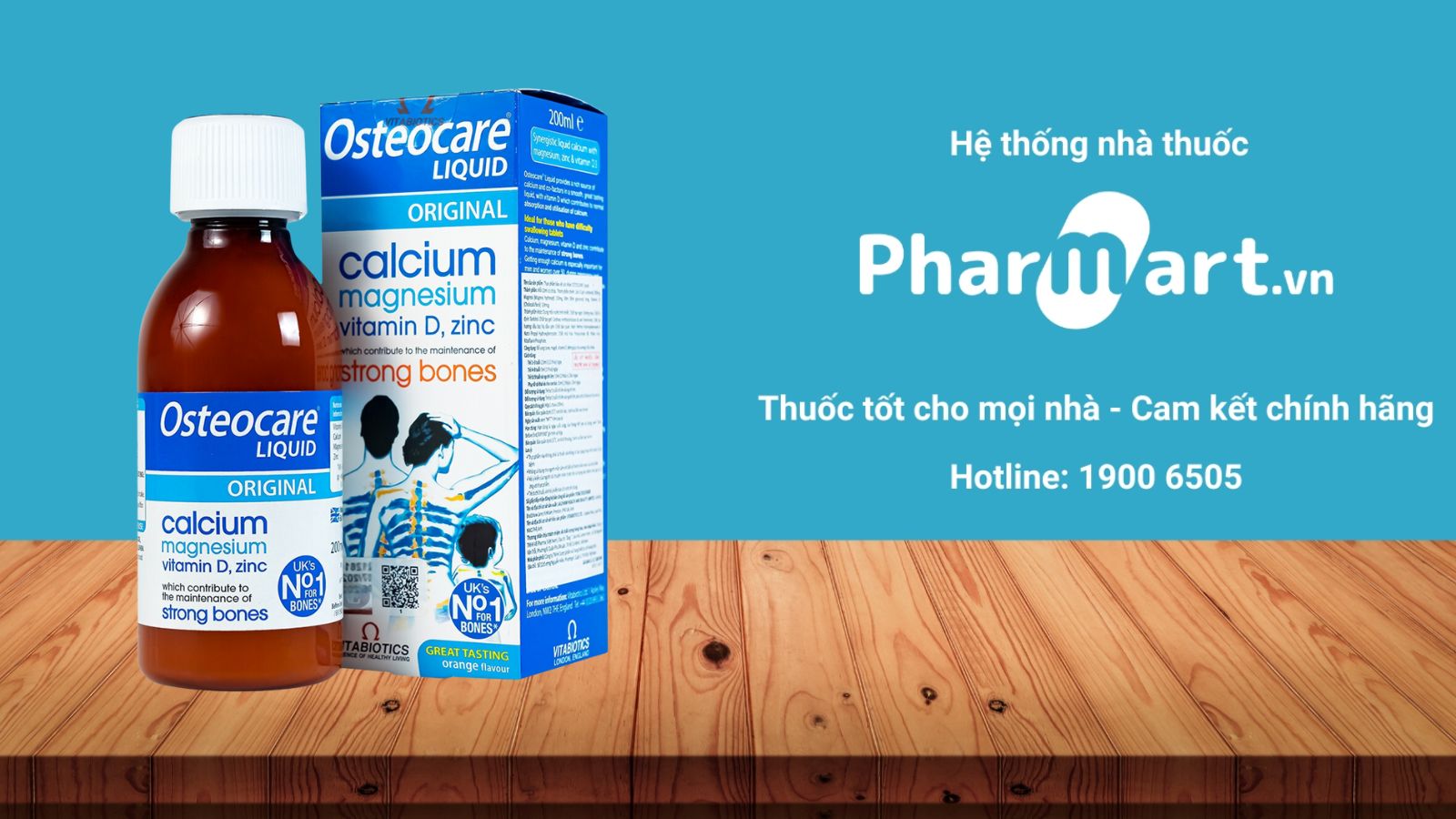 Mua ngay Canxi nước Osteocare chính hãng tại Pharmart.vn