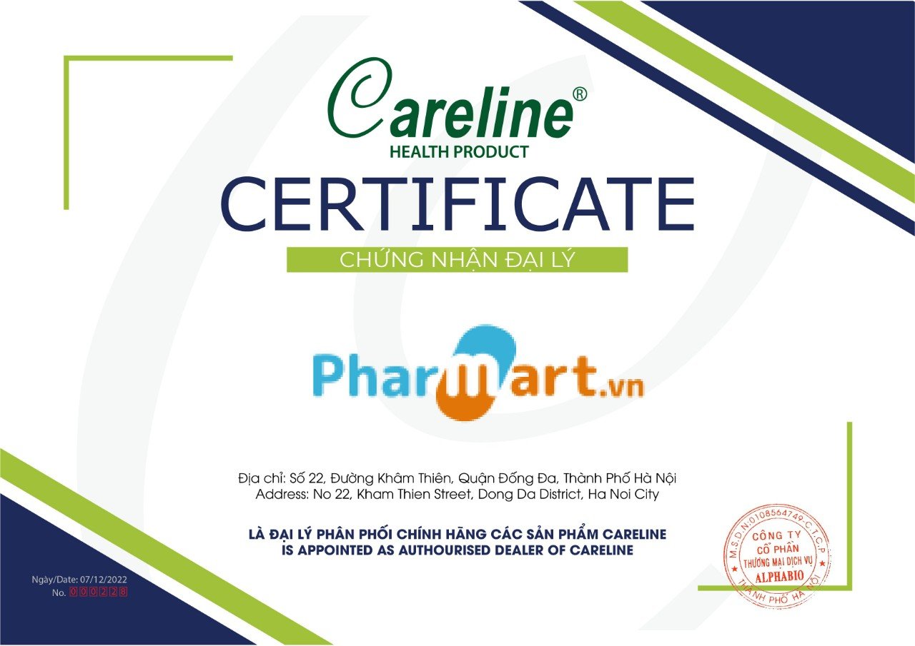 Pharmart là đại lý phân phối chính hãng Careline Evening Primrose Oil.