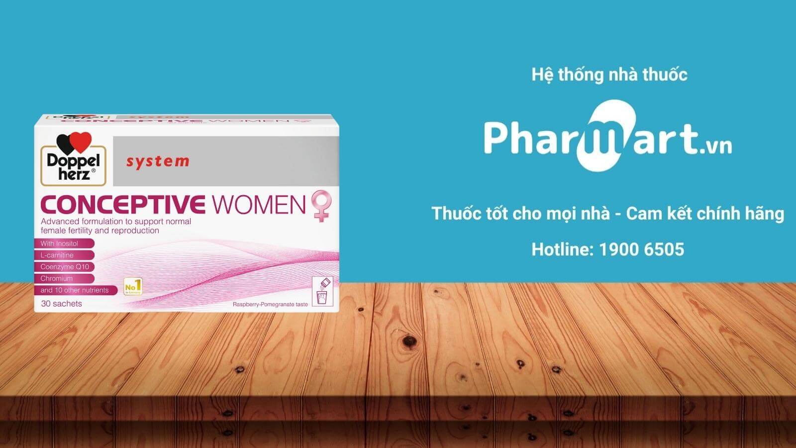 Giá và địa chỉ uy tín mua sản phẩm Conceptive Women 