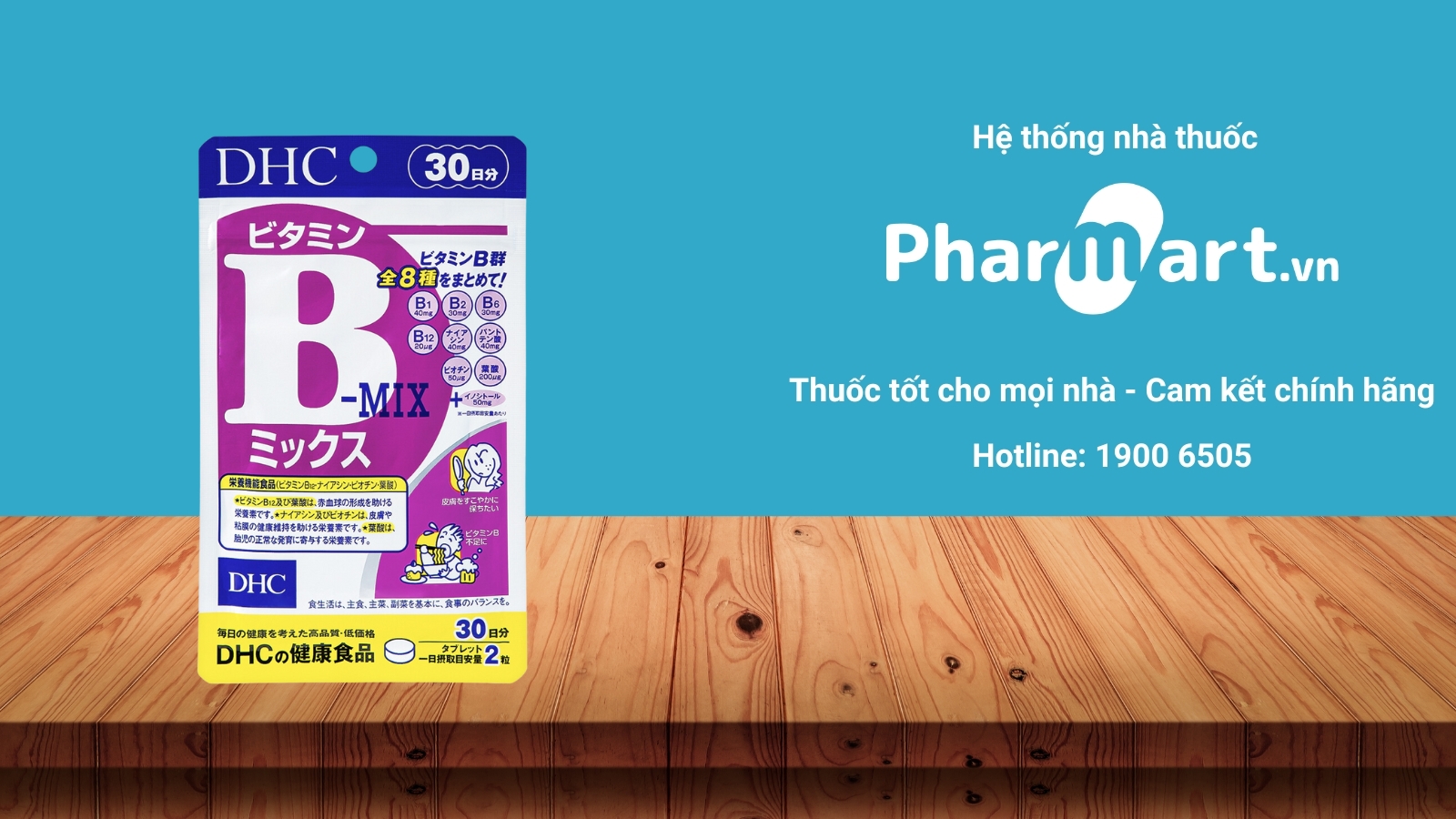 Mua ngay DHC Vitamin B Mix chính hãng tại Pharmart.vn