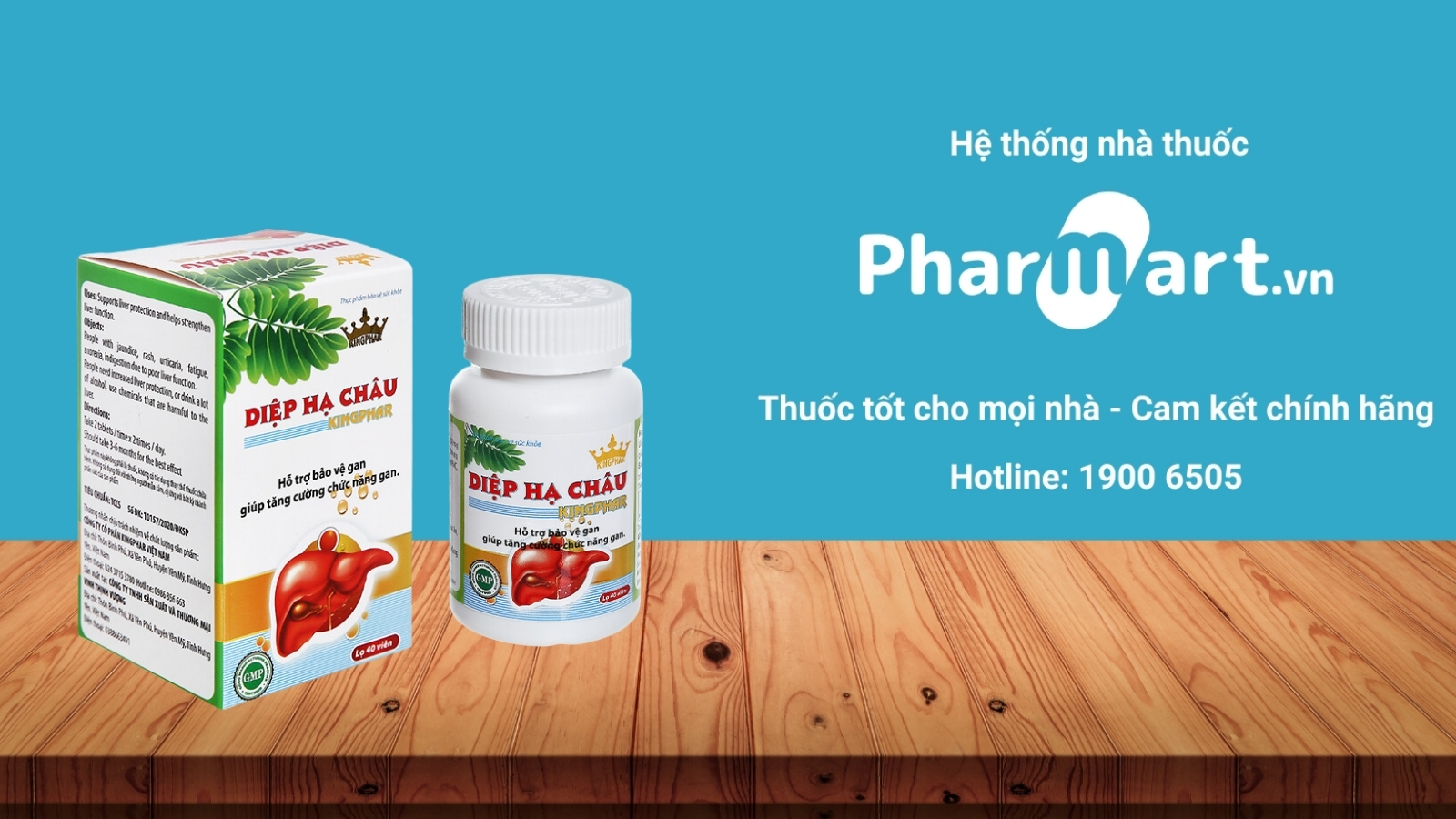 Mua viên uống Diệp hạ châu Kingphar chính hãng tại Pharmart.vn.