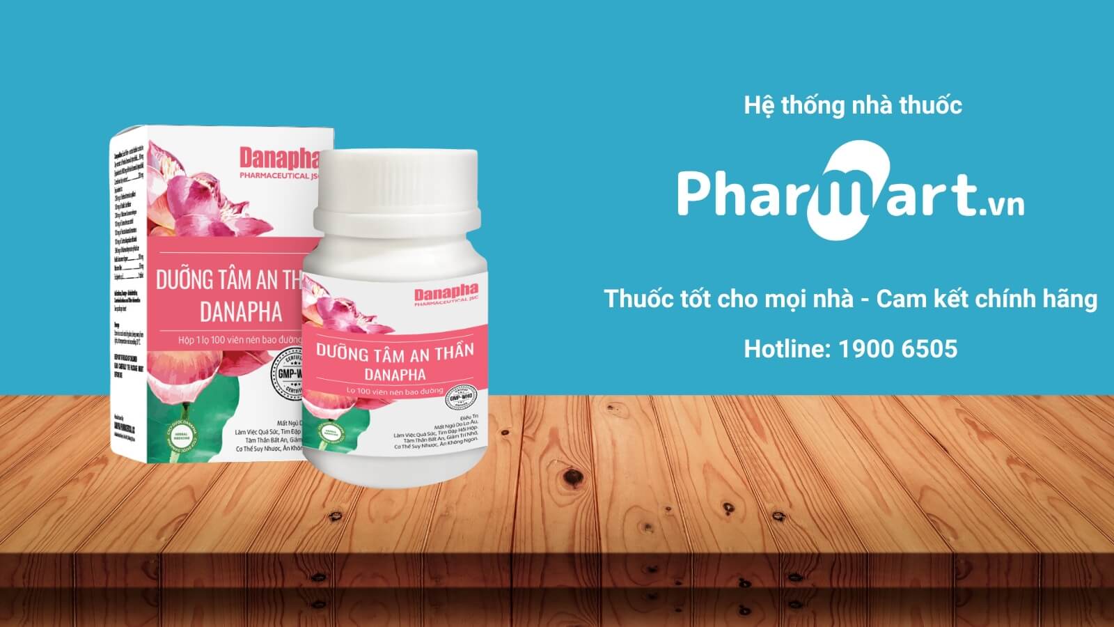 Mua Dưỡng tâm an thần Danapha chính hãng tại Pharmart.vn