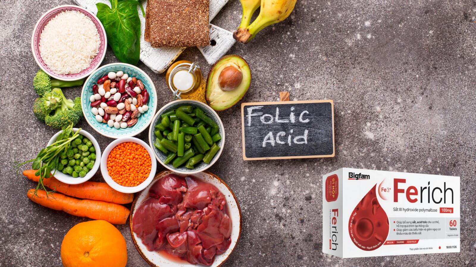 Acid folic là một vi chất quan trọng với mẹ và bé