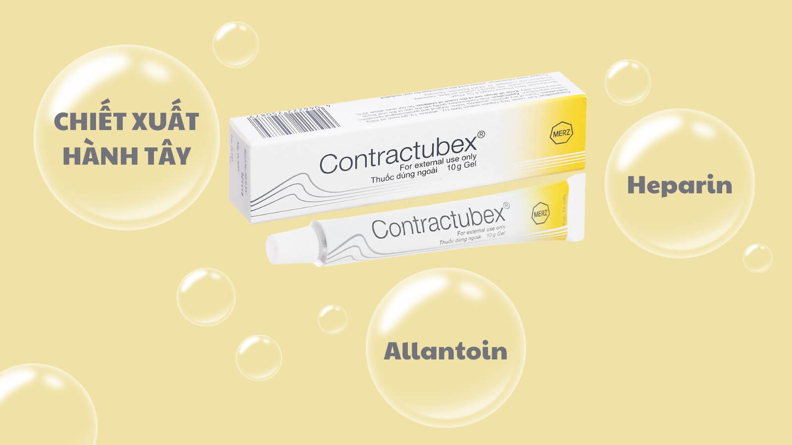 Gel bôi Contractubex hiệu quả trong điều trị sẹo