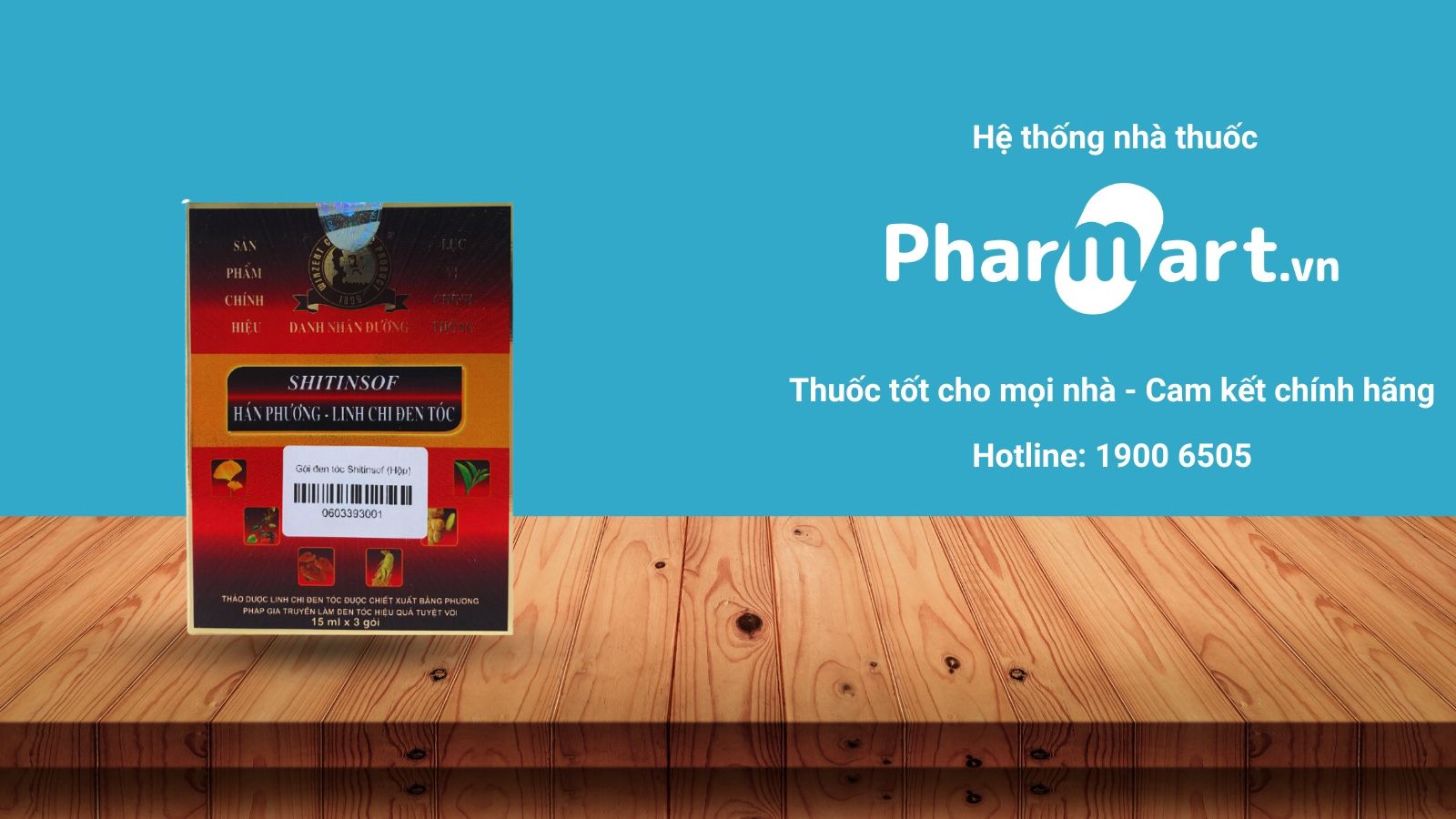 Gội đen tóc Shitinsof - Giúp nhuộm đen tự nhiên, ngăn ngừa bạc tóc