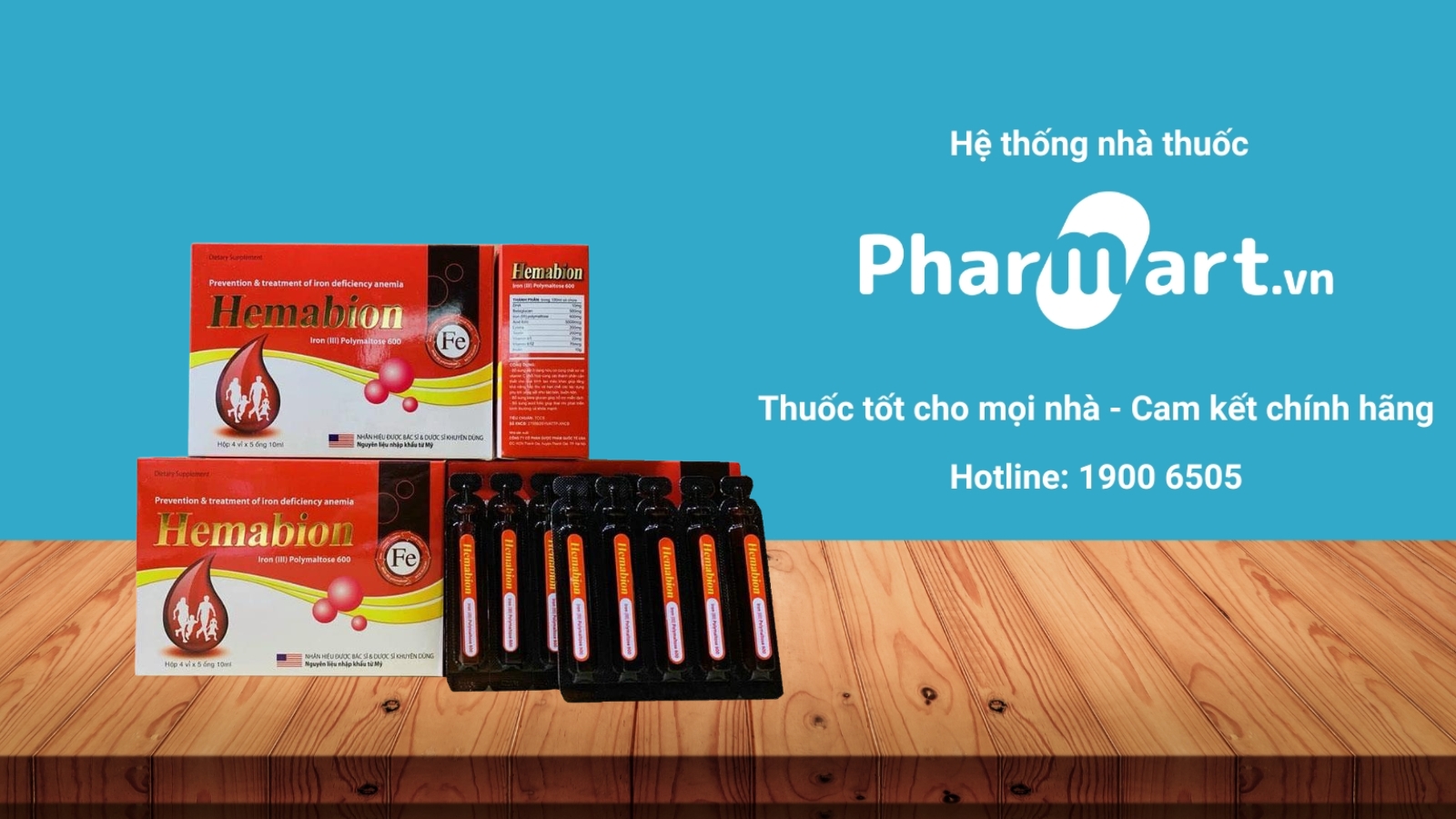 Mua ngay Hemabion chính hãng tại Pharmart.vn 