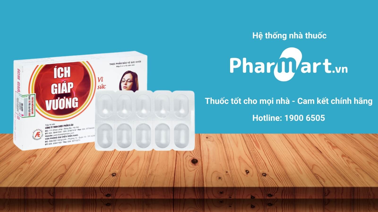 Mua Ích Giáp Vương chính hãng tại Pharmart.vn