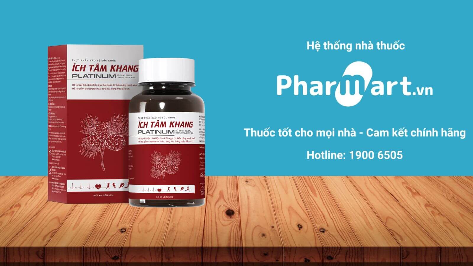 Mua Ích Tâm Khang Platinum chính hãng tại Pharmart.vn