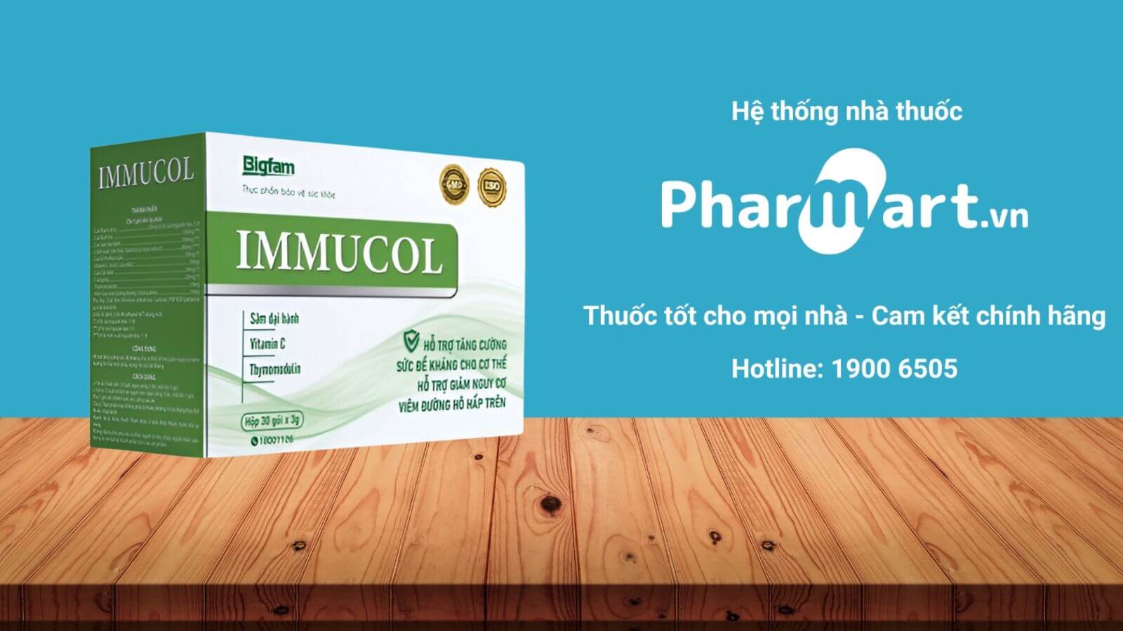 Mua cốm Immucol chính hãng tại Pharmart.vn