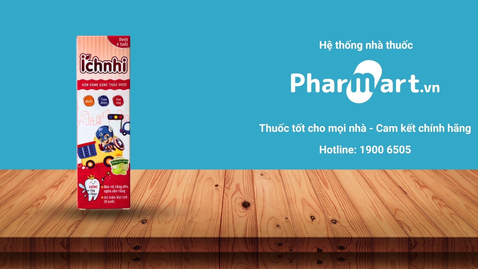 Kem đánh răng Ích Nhi - Bảo vệ men răng, ngăn ngừa sâu răng cho trẻ dưới 6 tuổi