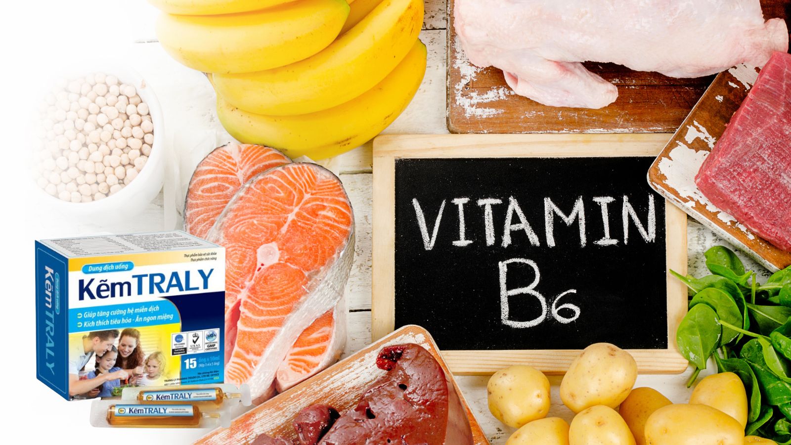 Vitamin B6 ngăn ngừa thiếu máu, tăng trao đổi chất