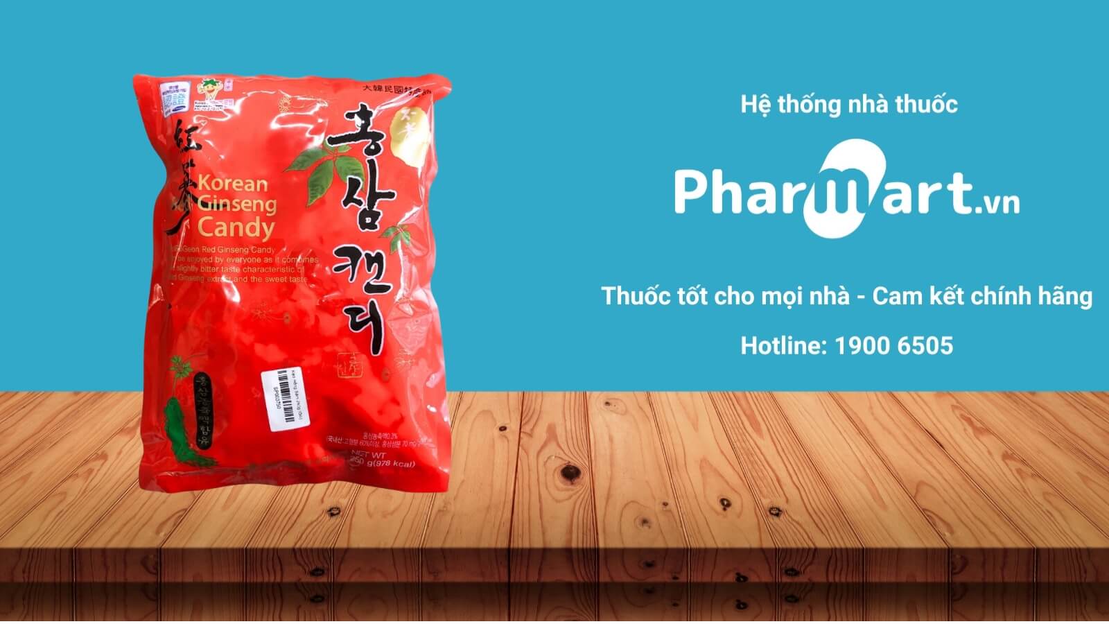 Mua ngay kẹo sâm Korean Ginseng chính hãng tại Pharmart.vn