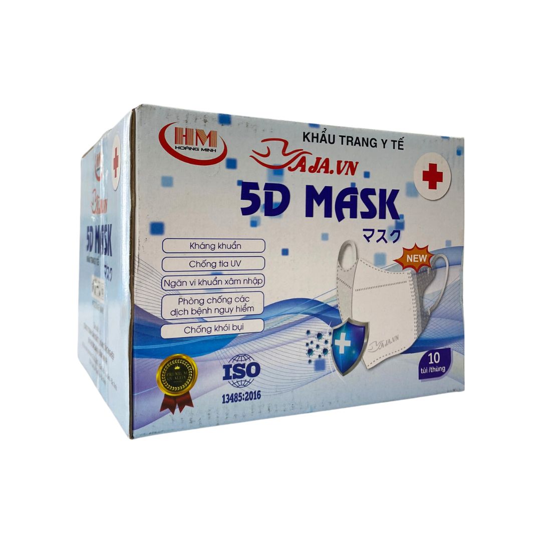 Khẩu trang 5D Mask Hoàng Minh - Kháng khuẩn - Pharmart.vn