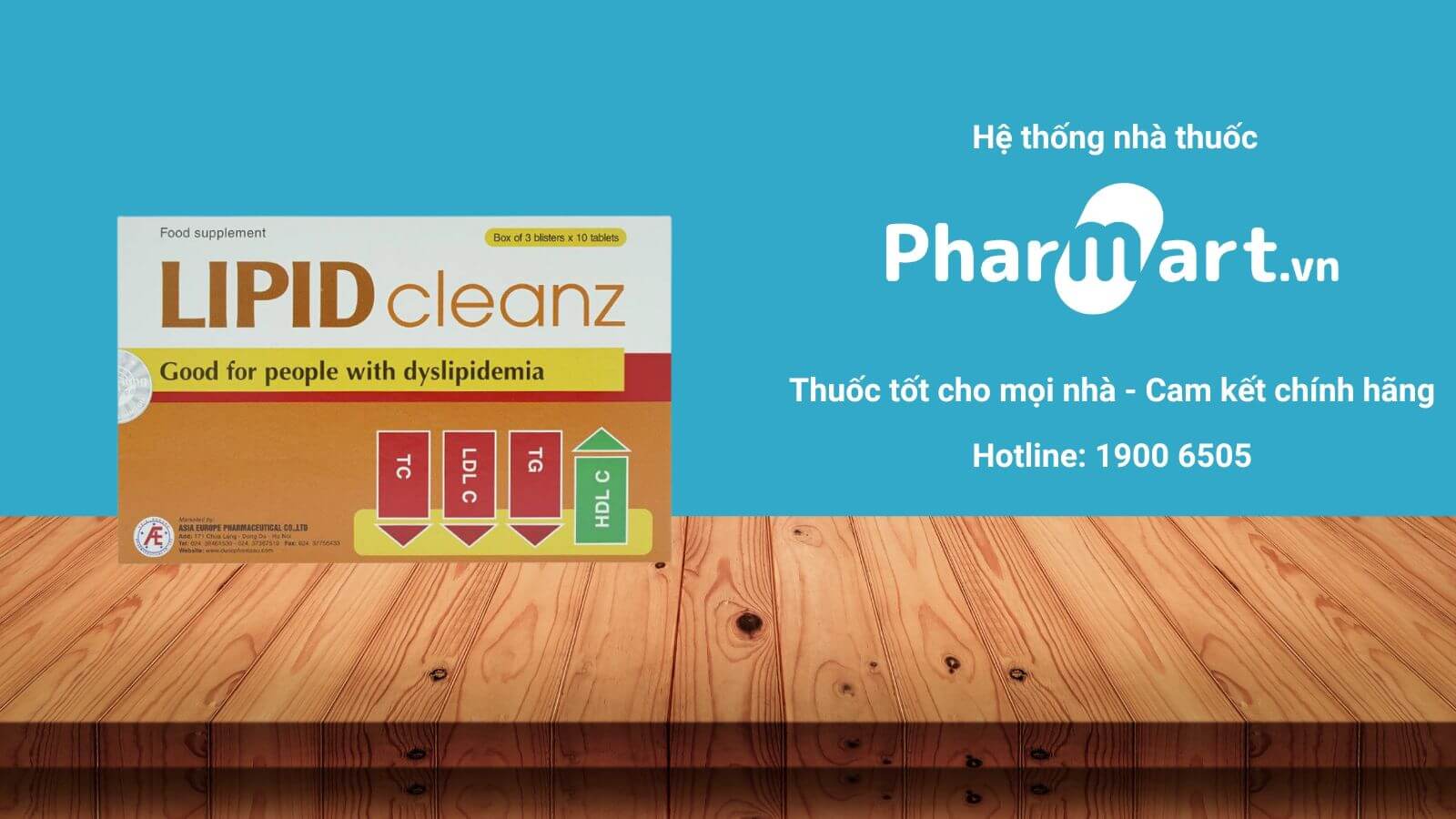 Mua Lipid Cleanz chính hãng tại Pharmart.vn