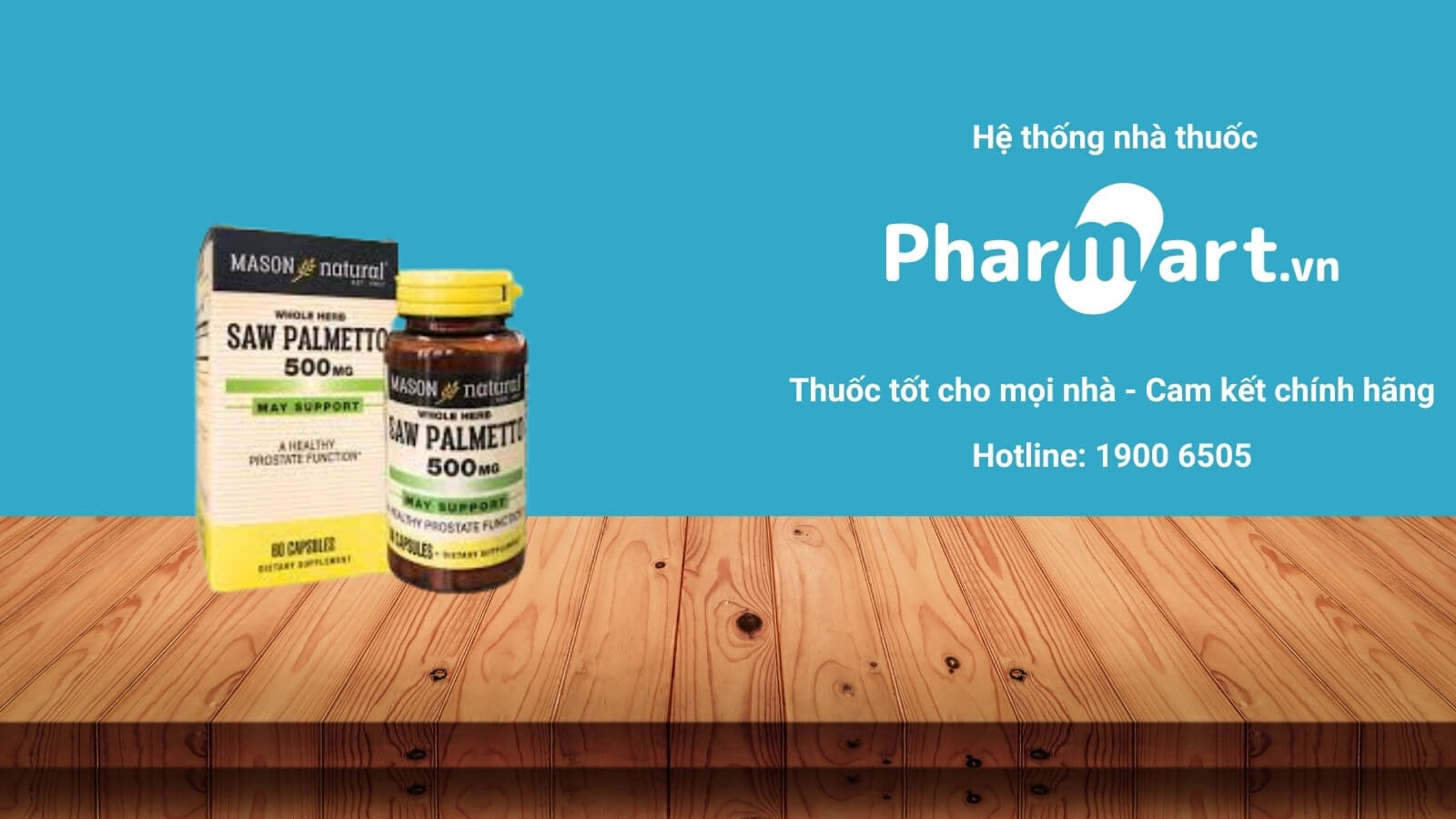 Mua Mason Natural Saw Palmetto chính hãng tại Pharmart.vn 