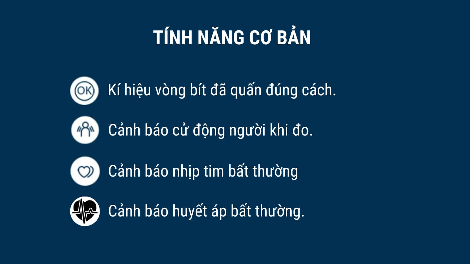 Các tính năng cơ bản