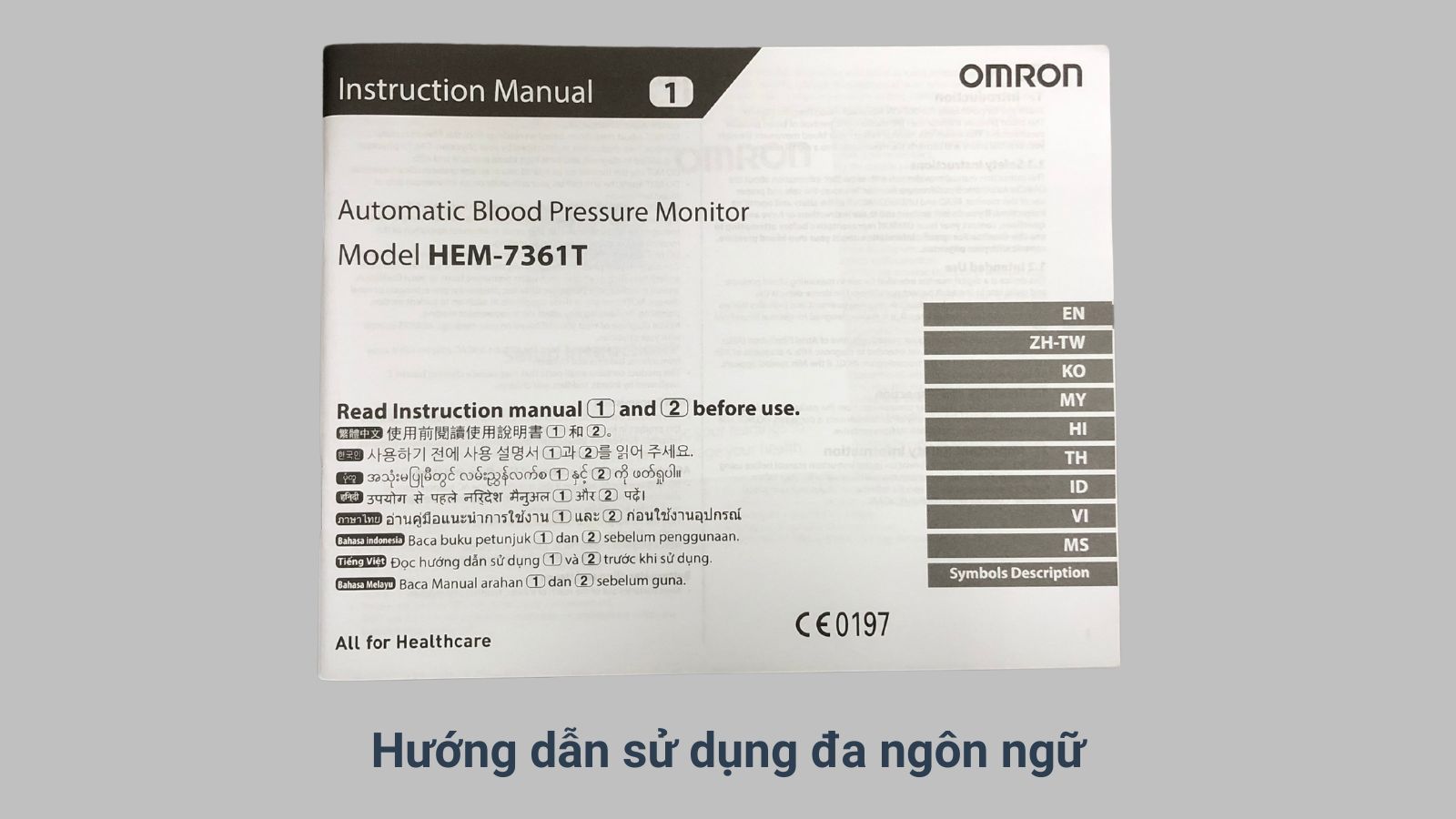 Hướng dẫn sử dụng đa ngôn ngữ tiện dụng