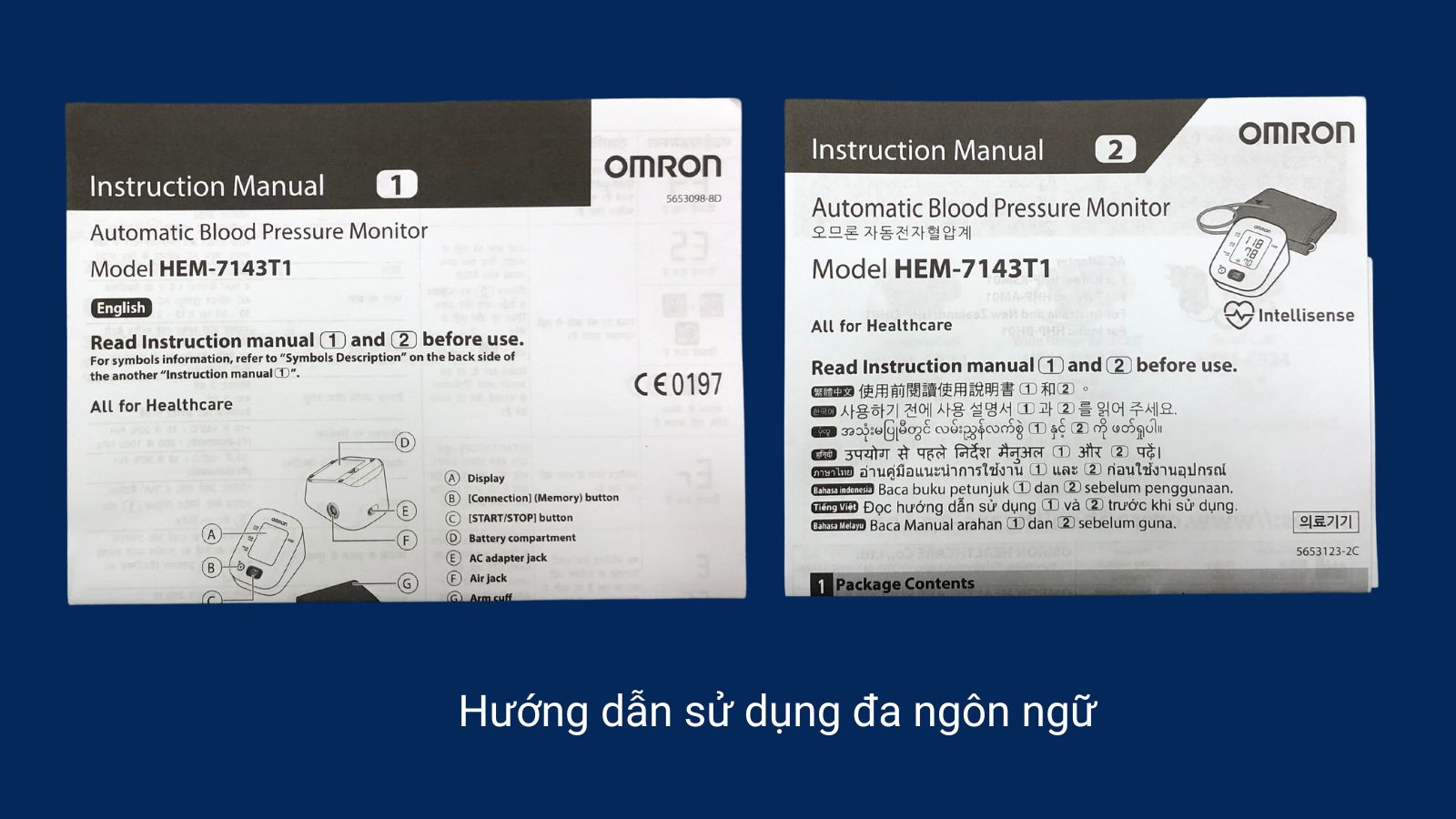 Hướng dẫn sử dụng máy đa ngôn ngữ, bao gồm cả Tiếng Việt