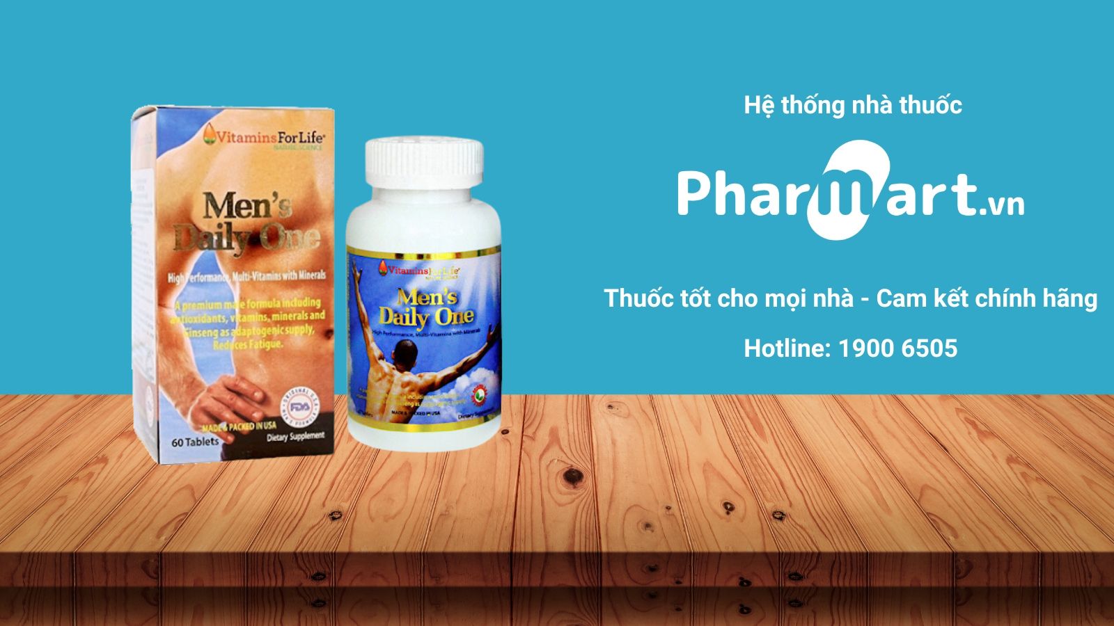 Men's Daily One bổ sung vitamin và khoáng chất thiết yếu cho phái mạnh