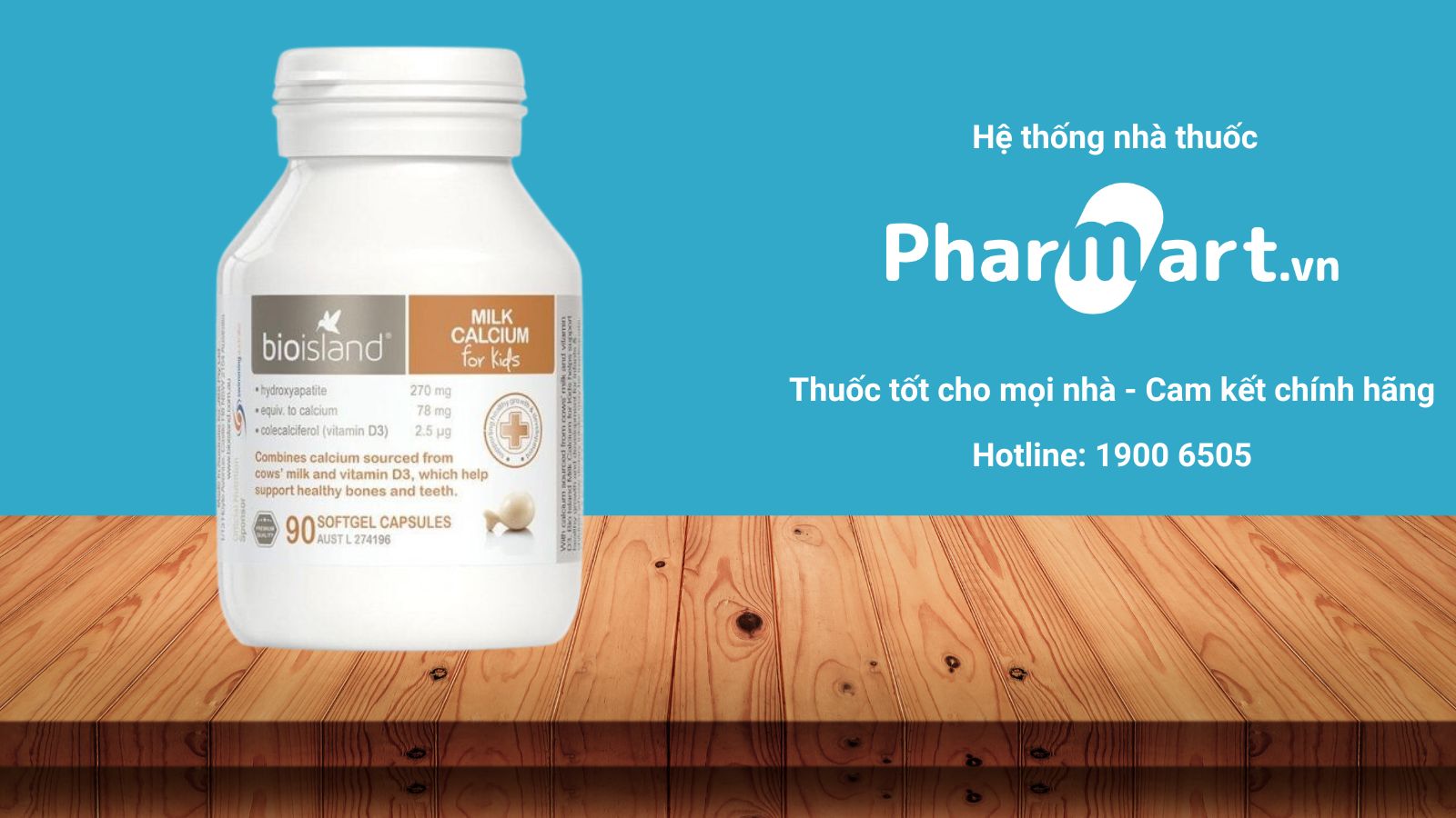 Mua ngay Canxi Bio Island cho bé tại Pharmart.vn