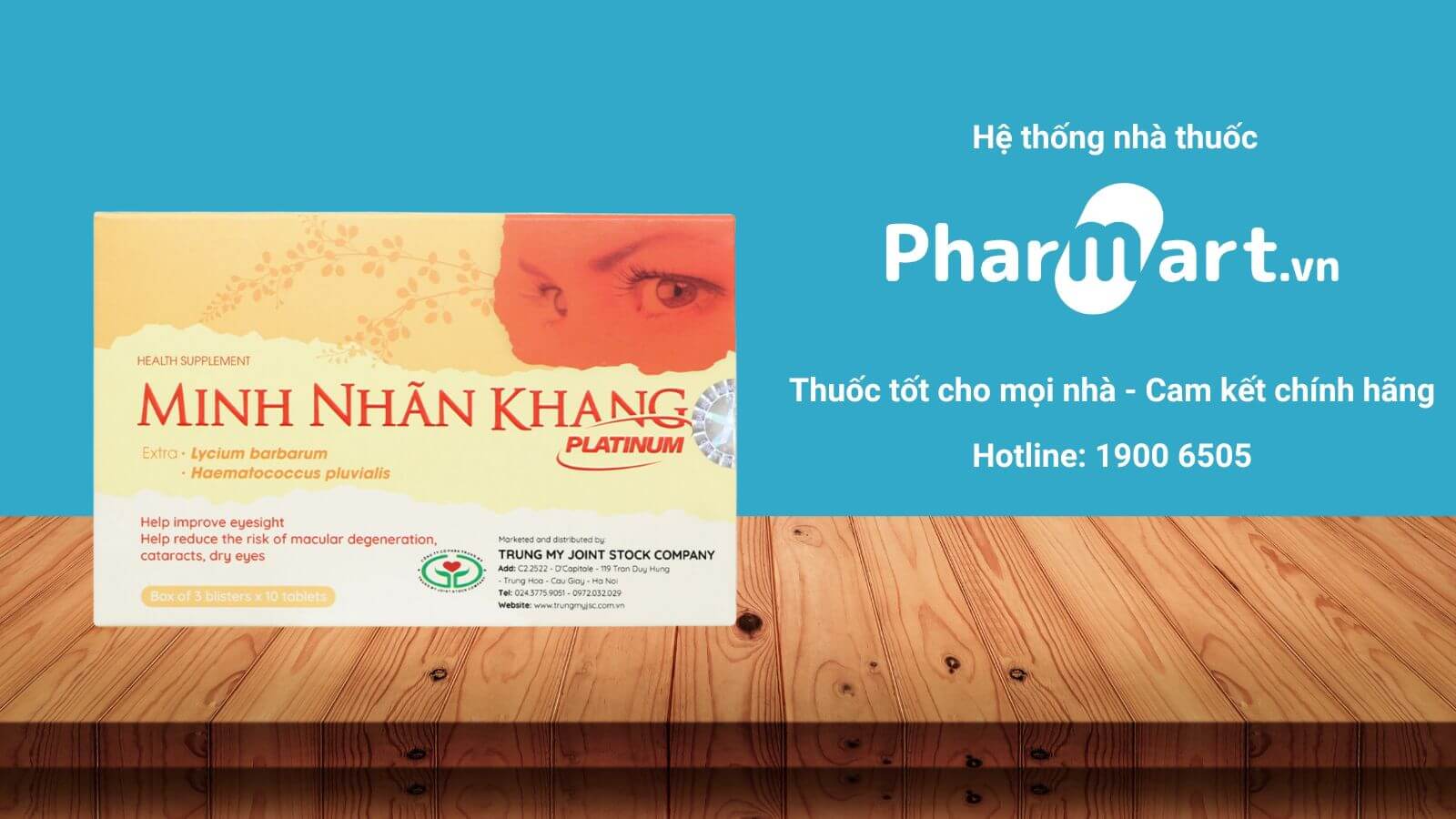 Mua Minh Nhãn Khang Platinum chính hãng tại Pharmart.vn