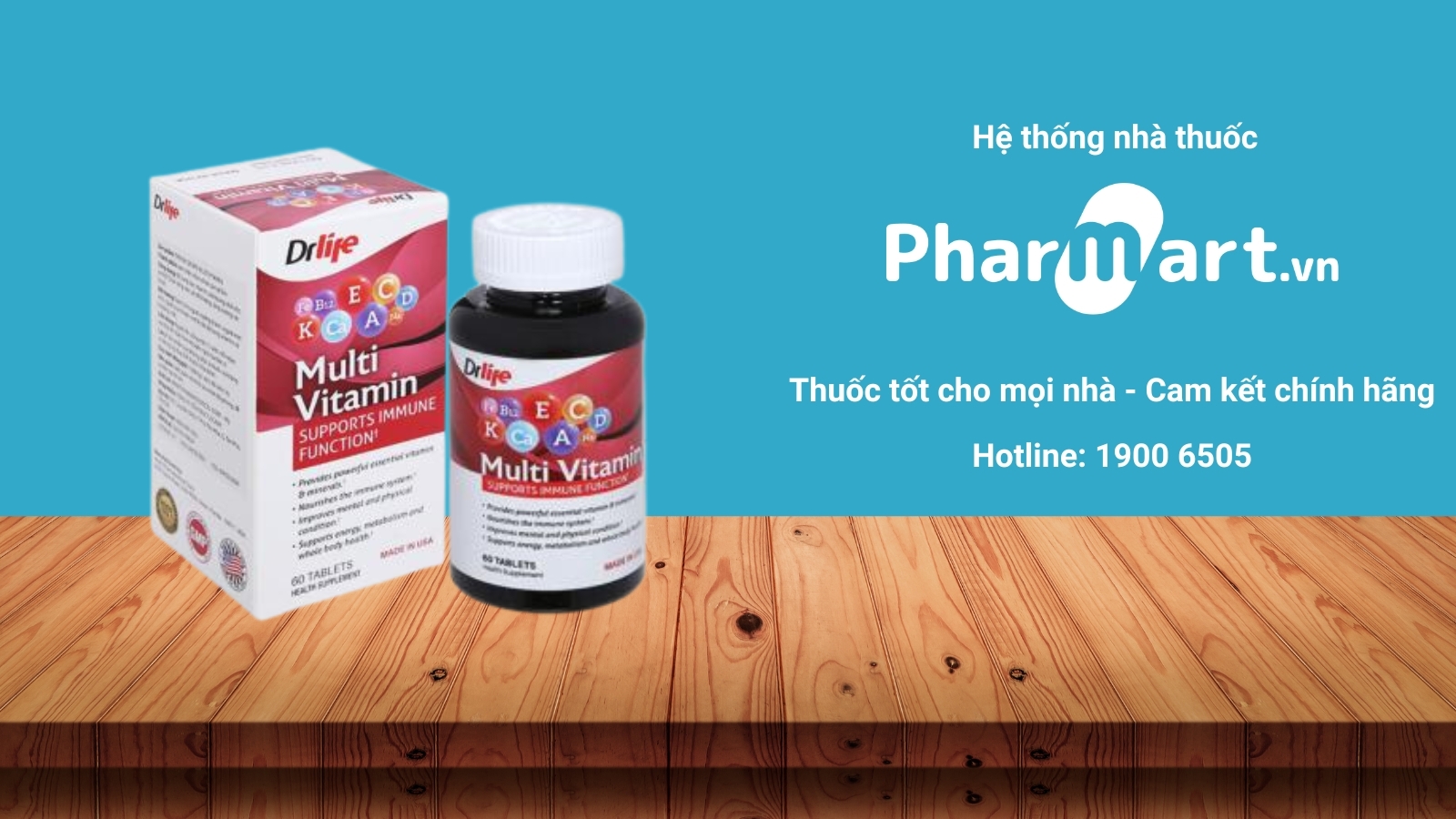 Mua ngay Multi Vitamin chính hãng tại Pharmart.vn