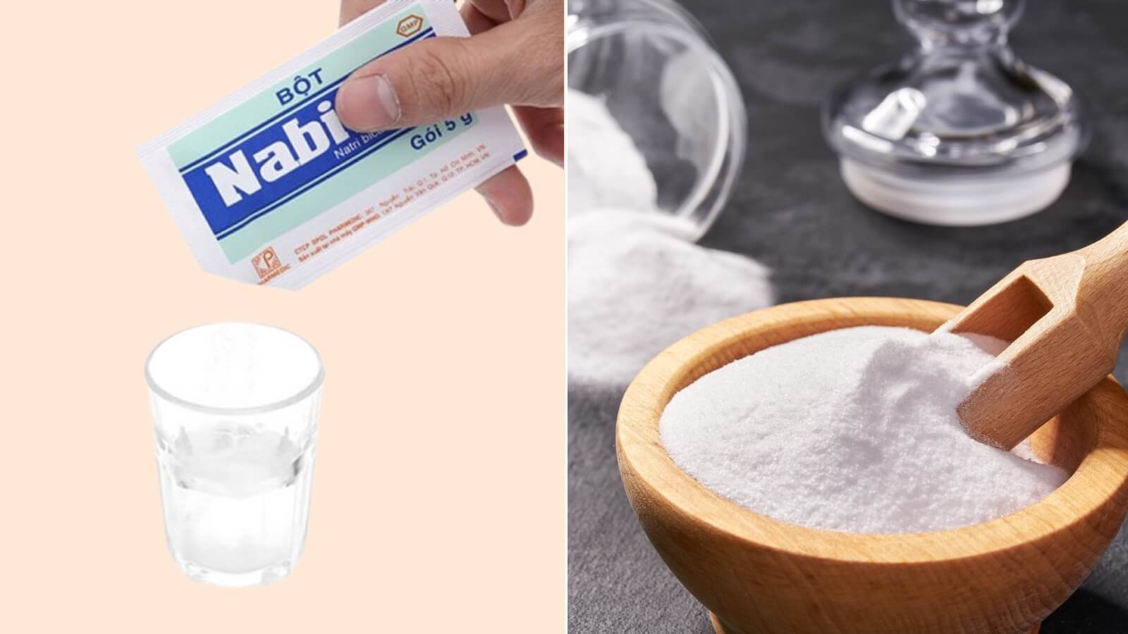 Sodium bicarbonate có trong muối phụ khoa Nabifar còn được gọi là baking soda