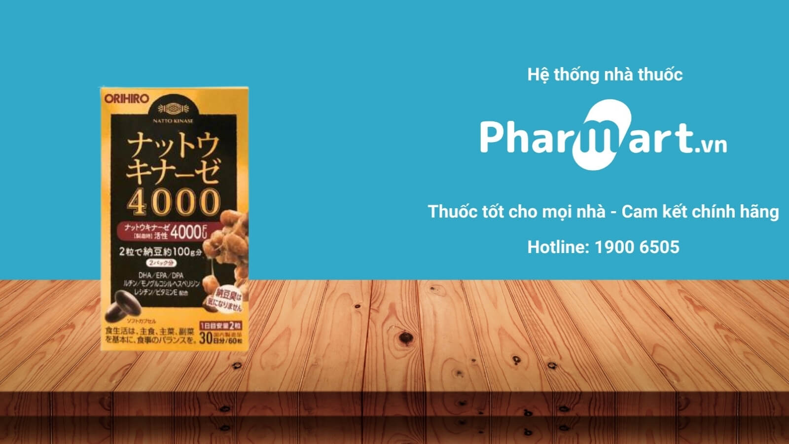 Mua ngay Nattokinase 4000 Orihiro chính hãng tại Pharmart.vn