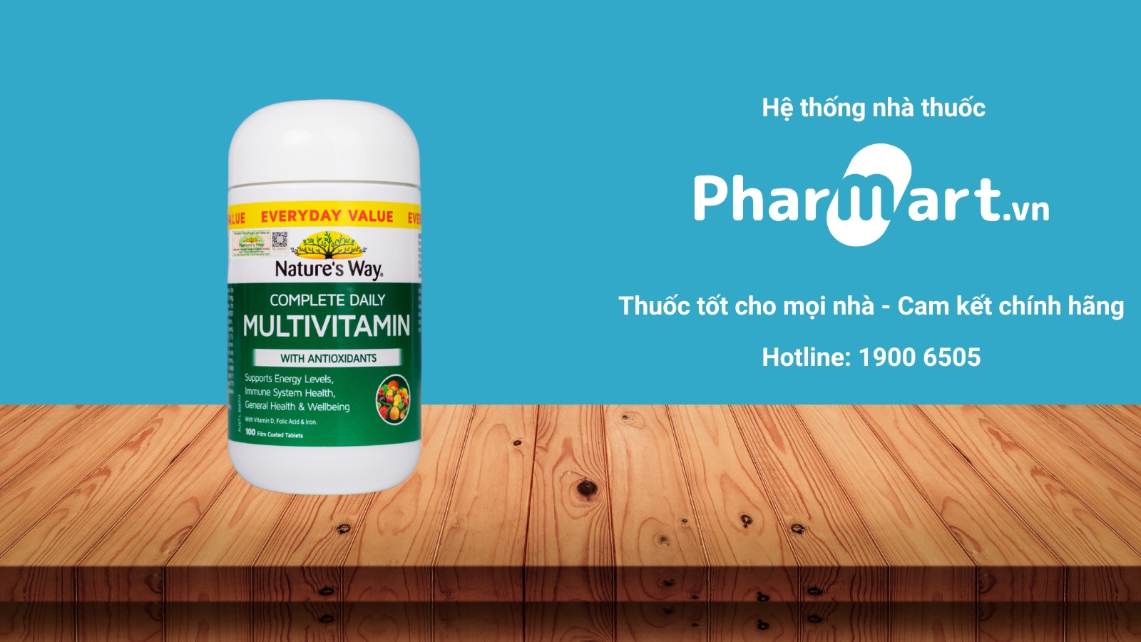 Pharmart.vn chuyên cung cấp Nature's Way Complete Daily Multivitamin chính hãng và uy tín