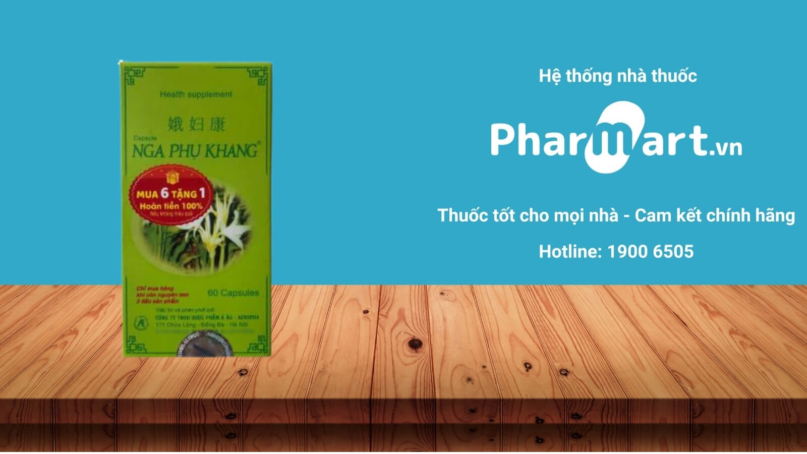 Mua ngay viên uống Nga Phụ Khang chính hãng tại Pharmart.vn