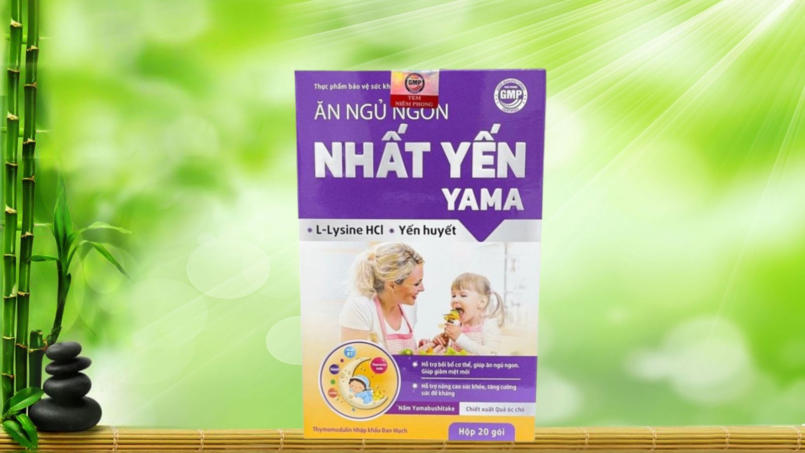 Ngủ ngon nhất yến Yama - Giúp ăn ngủ ngon, giảm mệt 