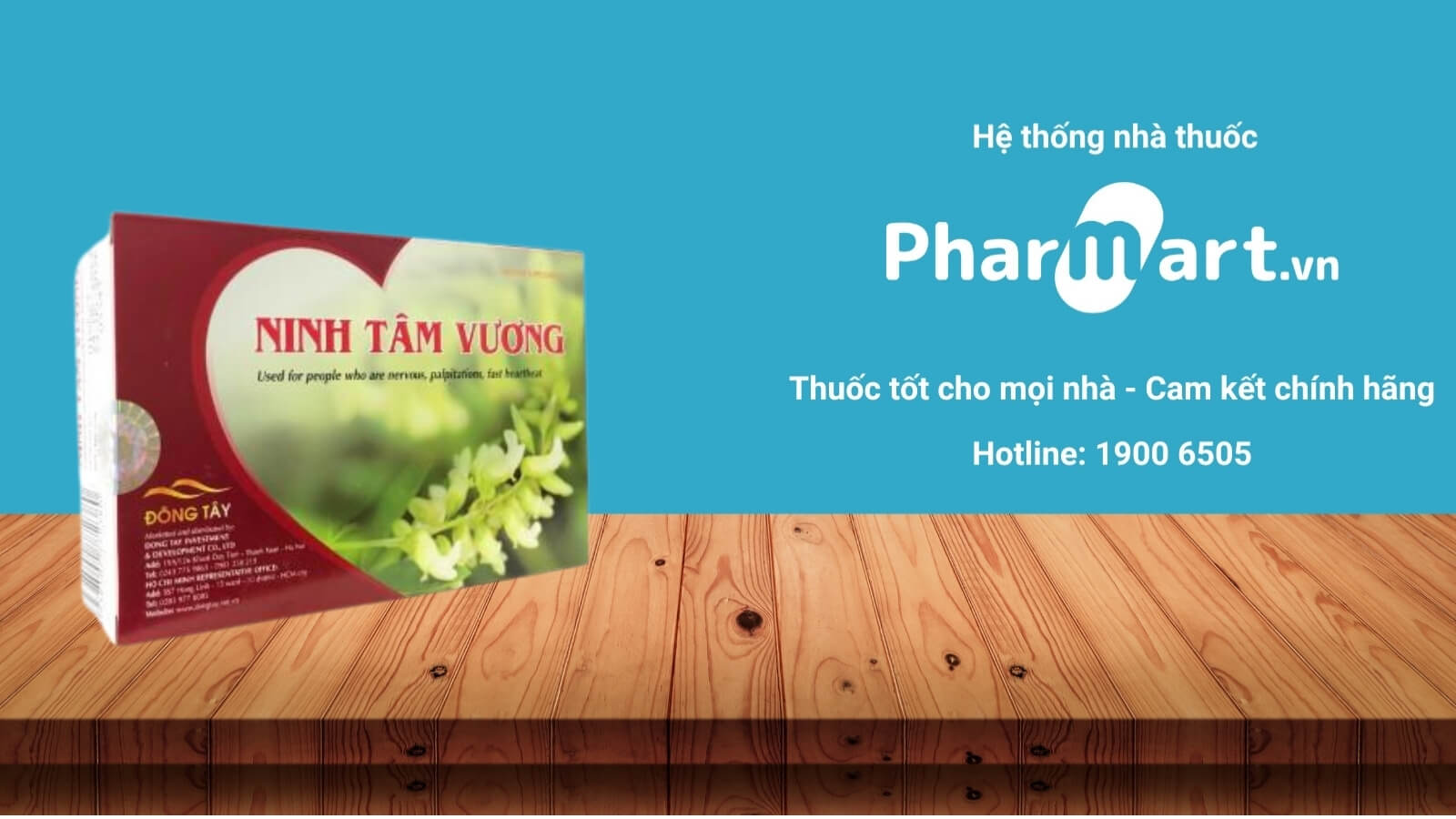 Mua ngay viên uống Ninh Tâm Vương chính hãng tại Pharmart.vn