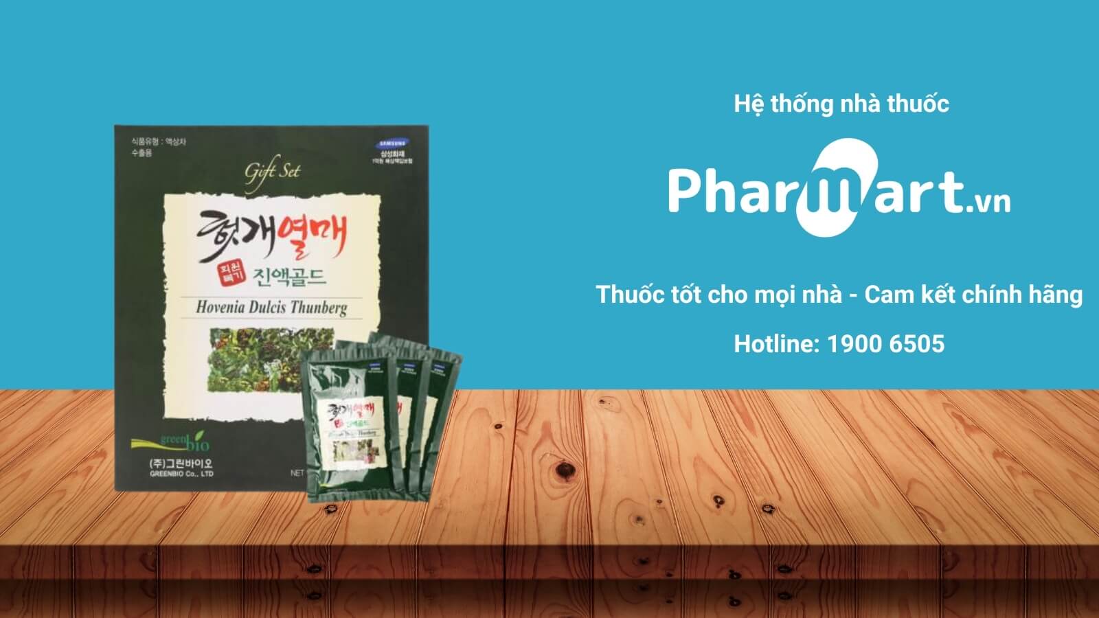 Nước bổ gan Greenbio được cung cấp chính hãng bởi Pharmart.vn