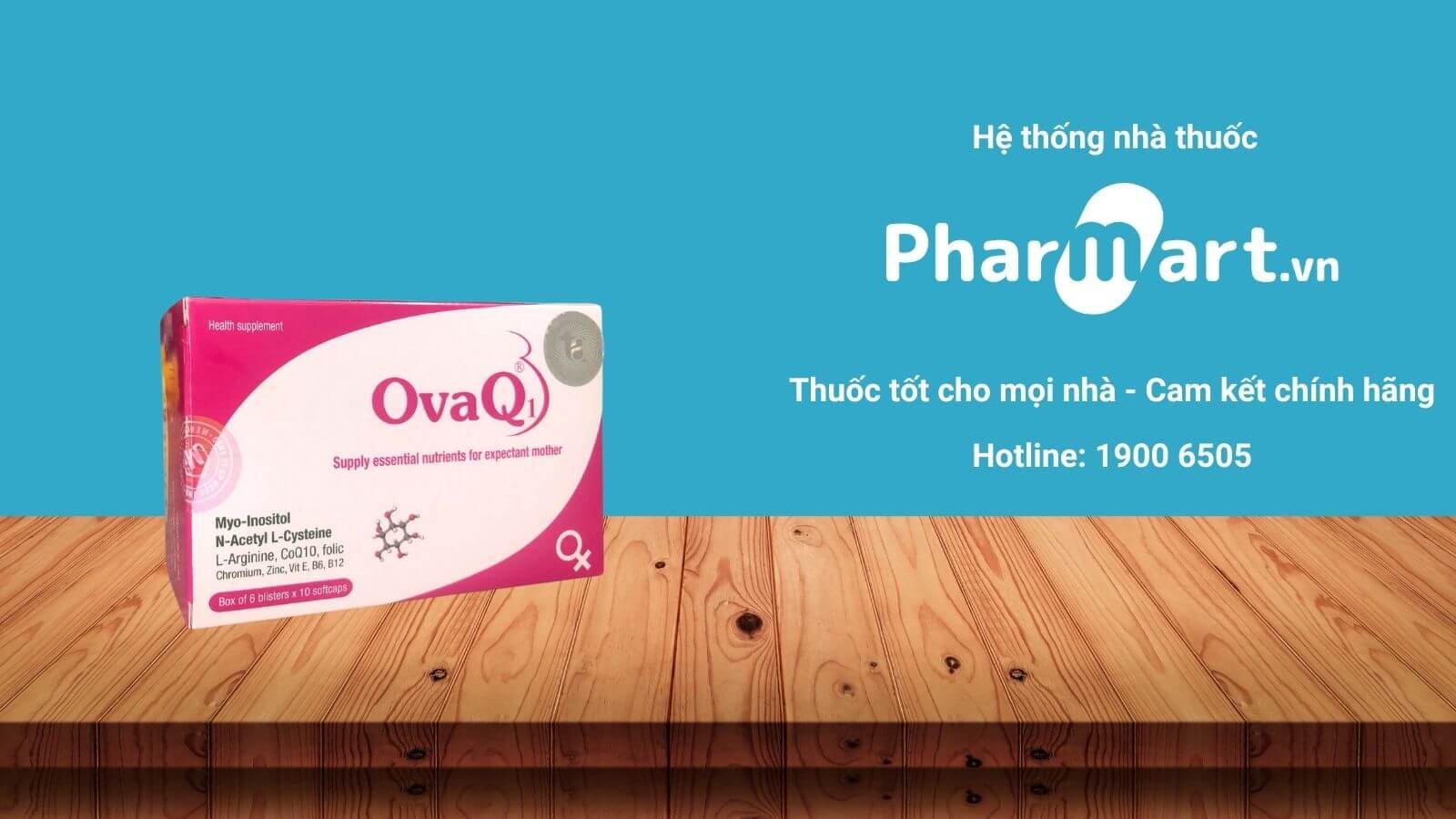 Mua OvaQ1 chính hãng tại Pharmart.vn