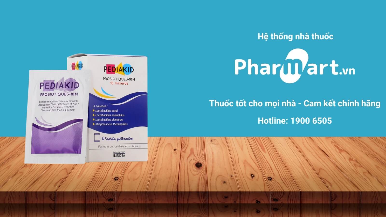 Mua PEDIAKID Probiotiques-10M chính hãng tại Pharmart.vn