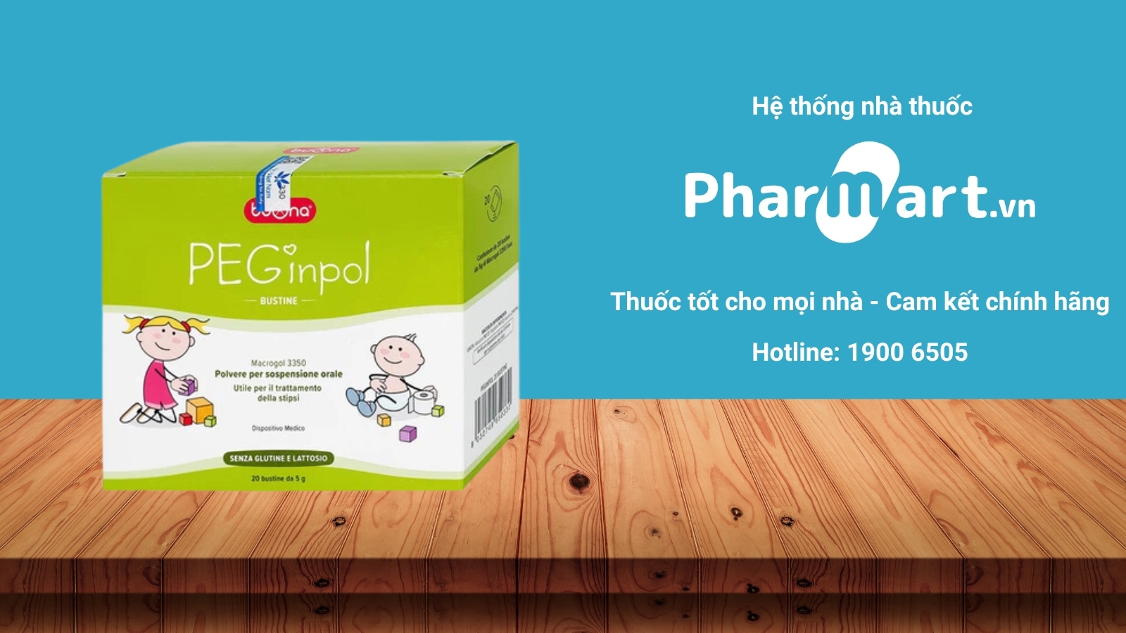 Mua ngay  hỗn dịch uống PEGinpol Macrogol chính hãng tại Pharmart.vn