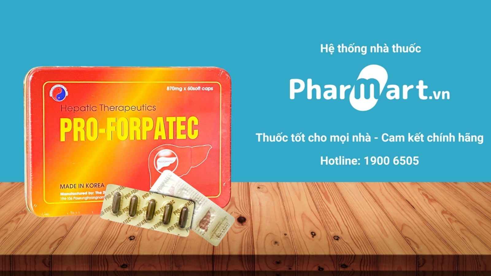 Mua ngay Pro-Forpatec chính hãng tại Pharmart.vn.