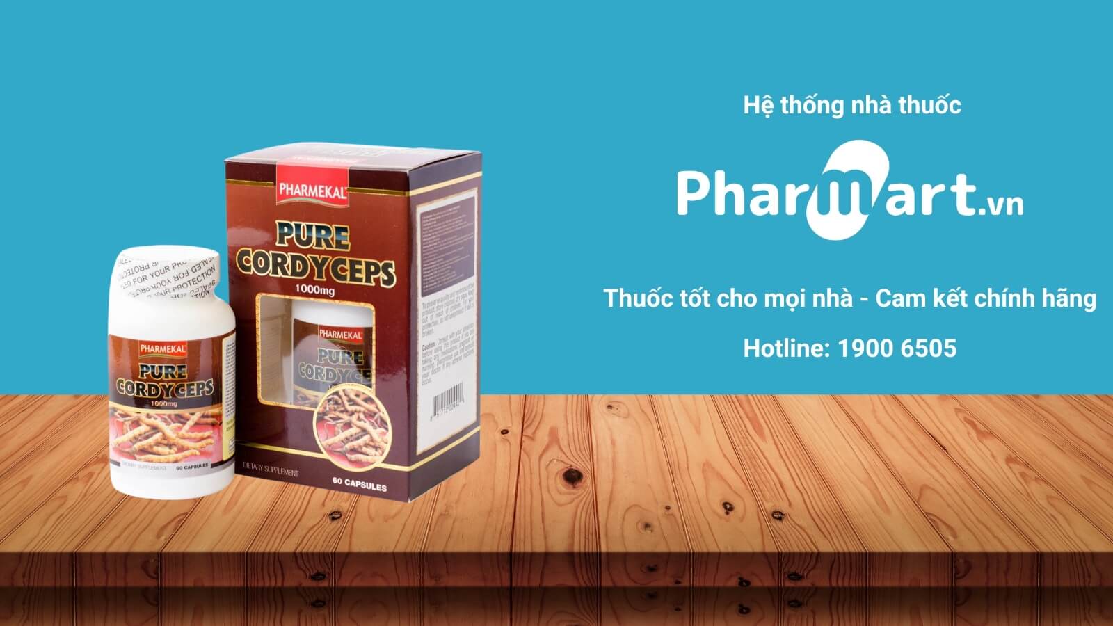 Mua viên uống Pure Cordyceps chính hãng tại Pharmart.vn