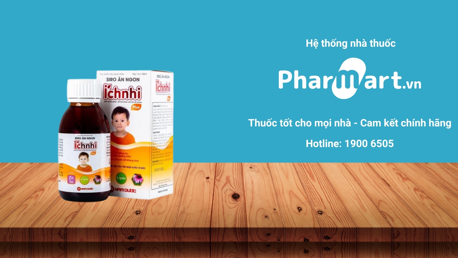 Mua Siro ăn ngon Ích Nhi Plus uy tín tại hệ thống nhà thuốc Pharmart.vn