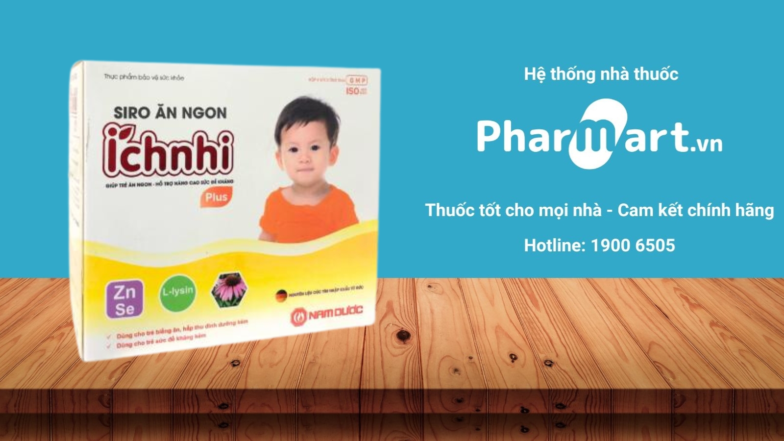 Đặt mua Siro Ích Nhi Plus chính hãng tại Pharmart