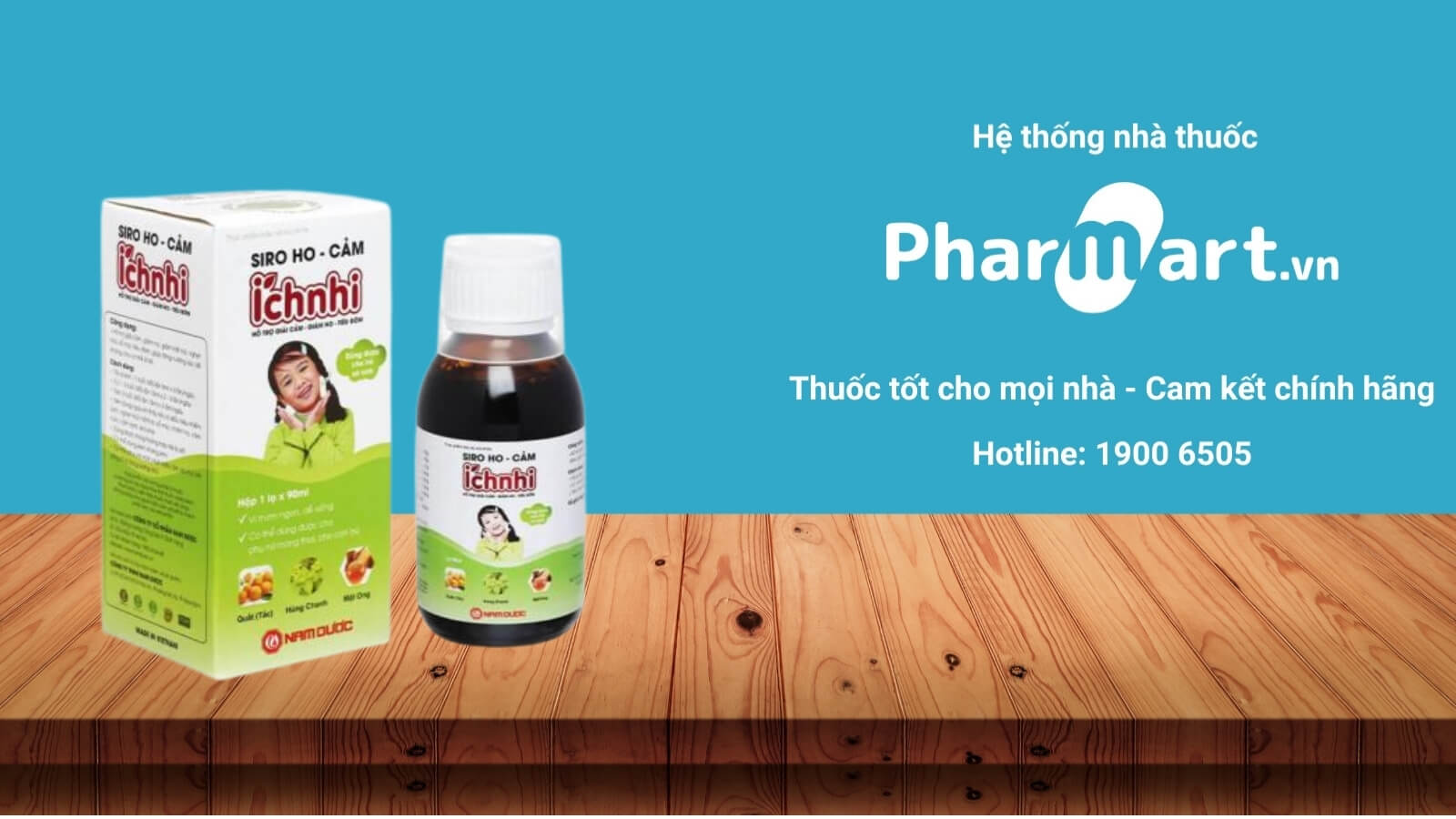 Mua Siro ho cảm Ích Nhi chính hãng tại Pharmart.vn