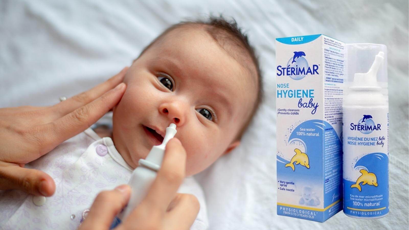 Dung dịch vệ sinh mũi Sterimar Nose Hygiene Baby cho trẻ sơ sinh, người bạn đồng hành cùng mẹ chăm sóc bé