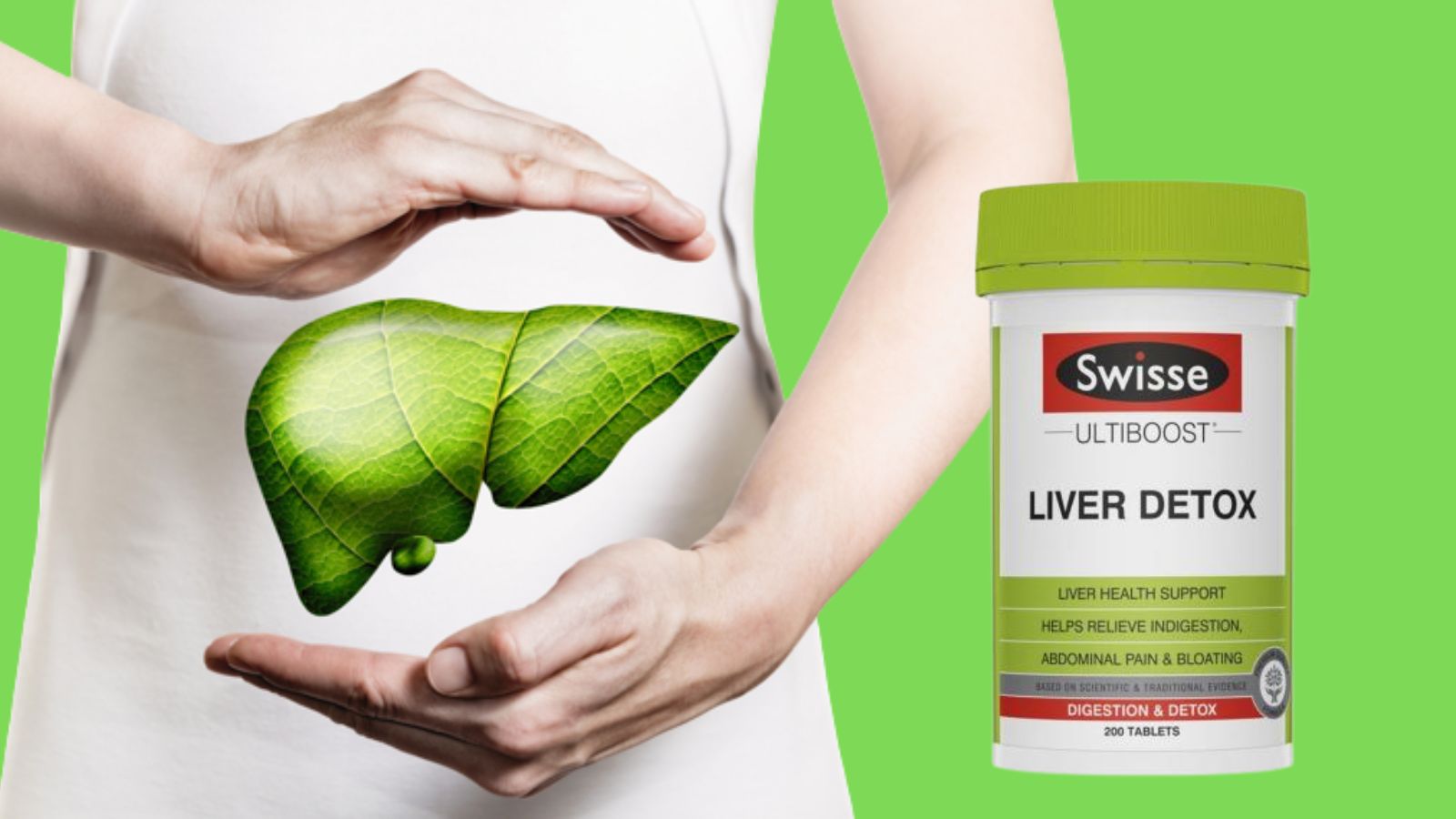 Swisse Liver Detox Úc - Hỗ Trợ Thải Độc Gan